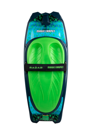 2027 Radar Magic Carpet Kneeboard - Teal / Fluorescent Green