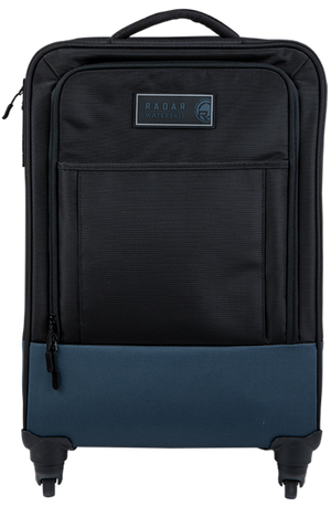 2027 Radar Flight 4-Wheel Carry-On Luggage 40L - Black / Blue