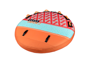 2027 Radar Orion 2 Marshmallow Top 2 Person Towable Tube - Orange Glow