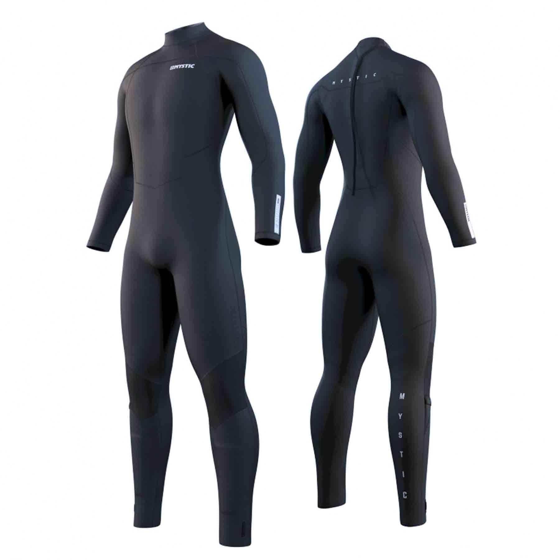 2022 Mystic Marshall 5/3mm Back-Zip Men's Winter Wetsuit (Black) S2AS
