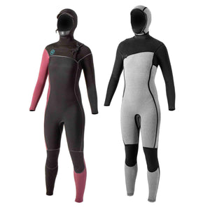 2022 Ride Engine Elara 5/4/3mm Front-Zip Women's Hooded Wetsuit S2AS