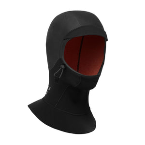 2024 Mystic Roam Hood Long 3mm Wetsuit Hood (Black) S2AS