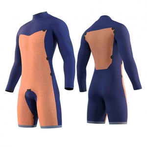 2024 Mystic Star 3/2mm Front-Zip Men's Longarm Shorty Wetsuit (Black) S2AS
