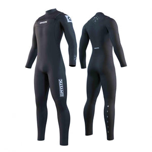 2024 Mystic Star 4/3mm Front-Zip Men's Wetsuit (Black) S2AS