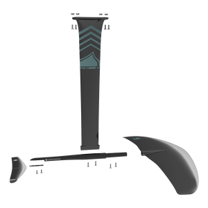 2024 Liquid Force Carbon Horizon Surf 190 Foil Set S2AS