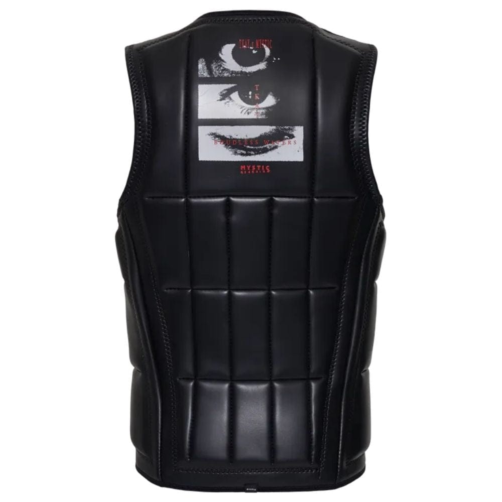 2024 Mystic Anarchy Men's Impact Vest Fzip Wake Black S2AS