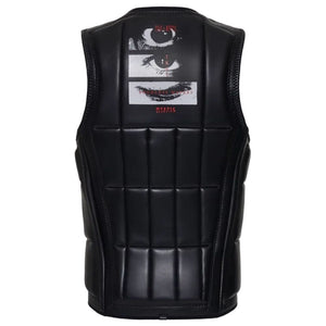 2024 Mystic Anarchy Men's Impact Vest Fzip Wake Black S2AS