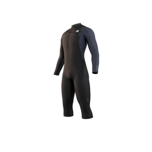 2024 Mystic Marshall Longarm shortleg  4/3mm front zip wetsuit (Black) MYSTIC