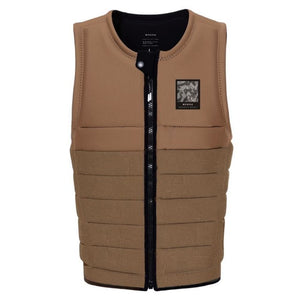 2024 Mystic The Dom Men's Impact Vest Fzip Wake Slate Brown S2AS