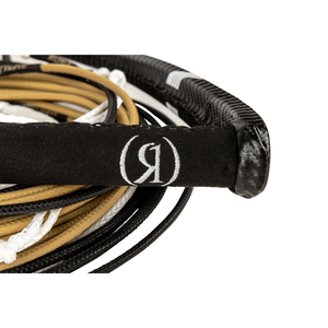 2024 Ronix 727 Pro Foil Combo 14in. Handle 77.5ft. 10-Sect. R8 Rope - Black/Gold S2AS