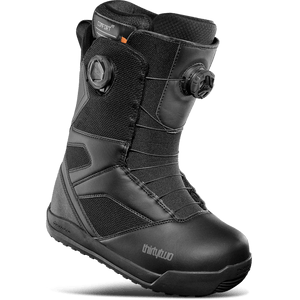 2025 ThirtyTwo Men’s STW Double BOA® Snowboard Boots – Black/Black THIRTYTWO