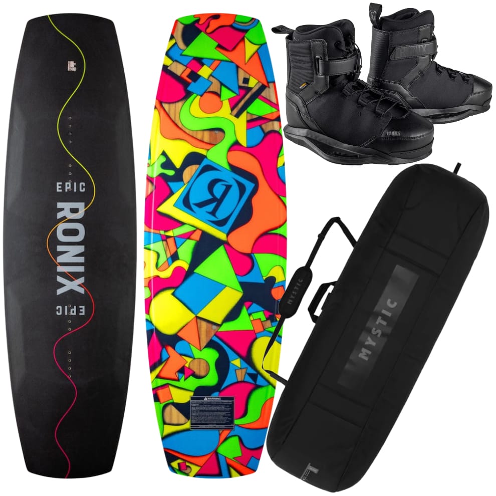 2026 Ronix Epic Wakeboard Package + Footprint EXP Boots + FREE Wakeboard Bag RONIX