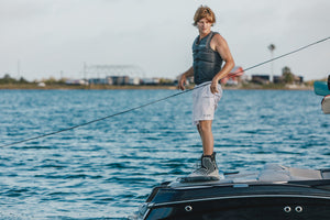 2026 Ronix One - Silver Reflective Wakeboard Binding RONIX