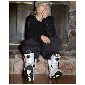 2027 Bataleon Women's Rave Snowboard Boots - White - lifestyle view 7