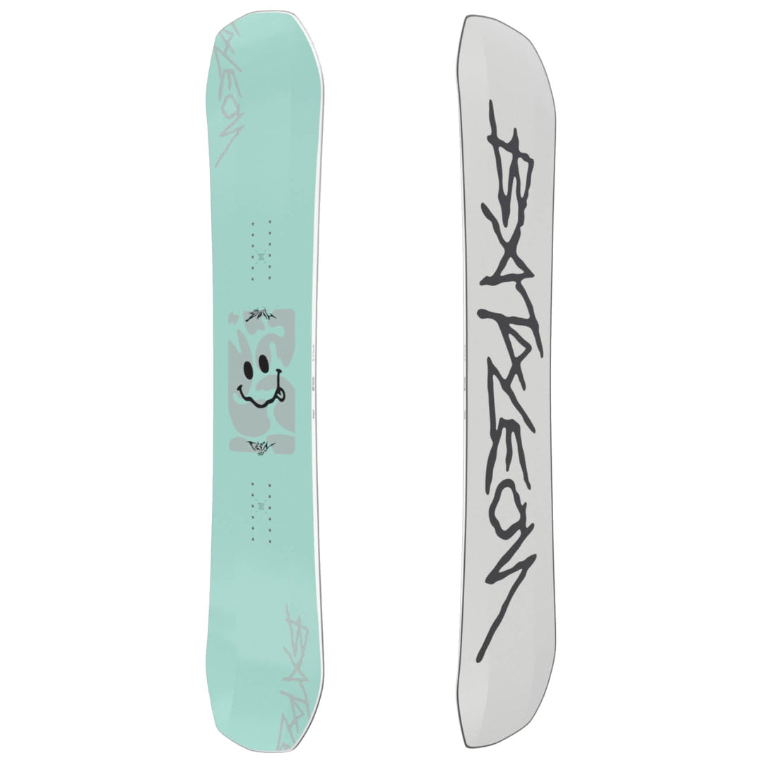2027 Bataleon Evil Teen Youth Snowboard — Topsheet and base, angled view