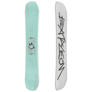 2027 Bataleon Evil Teen Youth Snowboard — Topsheet and base, angled view