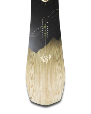 2027 Jones Flagship snowboard topsheet nose detail