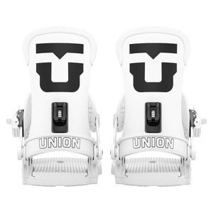 2027 UNION Force Classic Snowboard Binding - FORCE CLASSIC WHITE REAR FULL PAIR