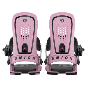 2027 UNION Force Snowboard Binding - FORCE PINK REAR FULL PAIR