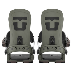 2027 UNION Force Team Snowboard Binding - FORCE TEAM TACTICAL GREEN REAR FULL PAIR