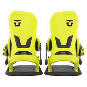 2027 UNION Neo Snowboard Binding - NEO YELLOW FULL PAIR REAR