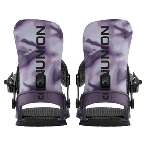 2027 UNION STR Snowboard Binding - STR PURPLE REAR FULL PAIR