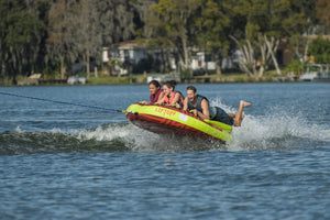 2027 Radar Liftoff Marshmallow Top 3 Person Towable Tube - Red / Yellow