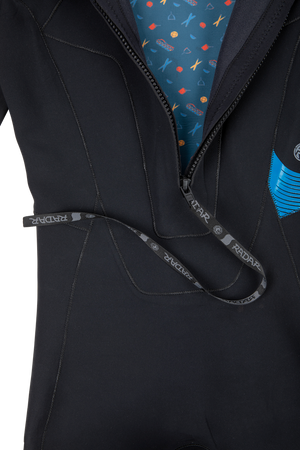 2027 Radar Long Sleeve Shorty 2mm Back Zip Wetsuit - Black