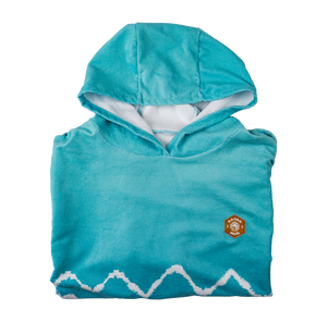 2027 Radar Change Towel Poncho - Blue Tropic