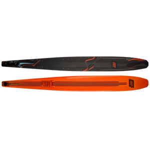 2027 Radar Senate Graphite Slalom Waterski - Carbon / Matte Black Flash