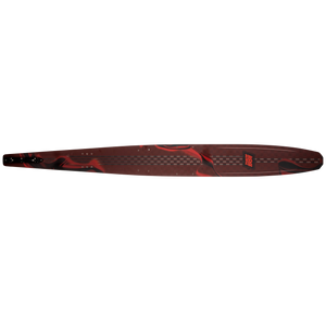 2027 Radar Senate Lithium Slalom Waterski - Carbon / Matte Oxblood Flash