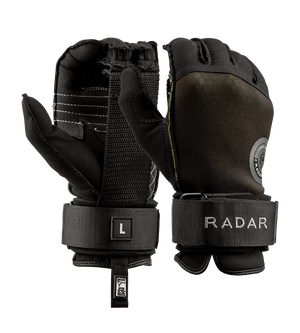 2027 Radar Vice Inside-Out Waterski Glove - Black / Midnight Volt