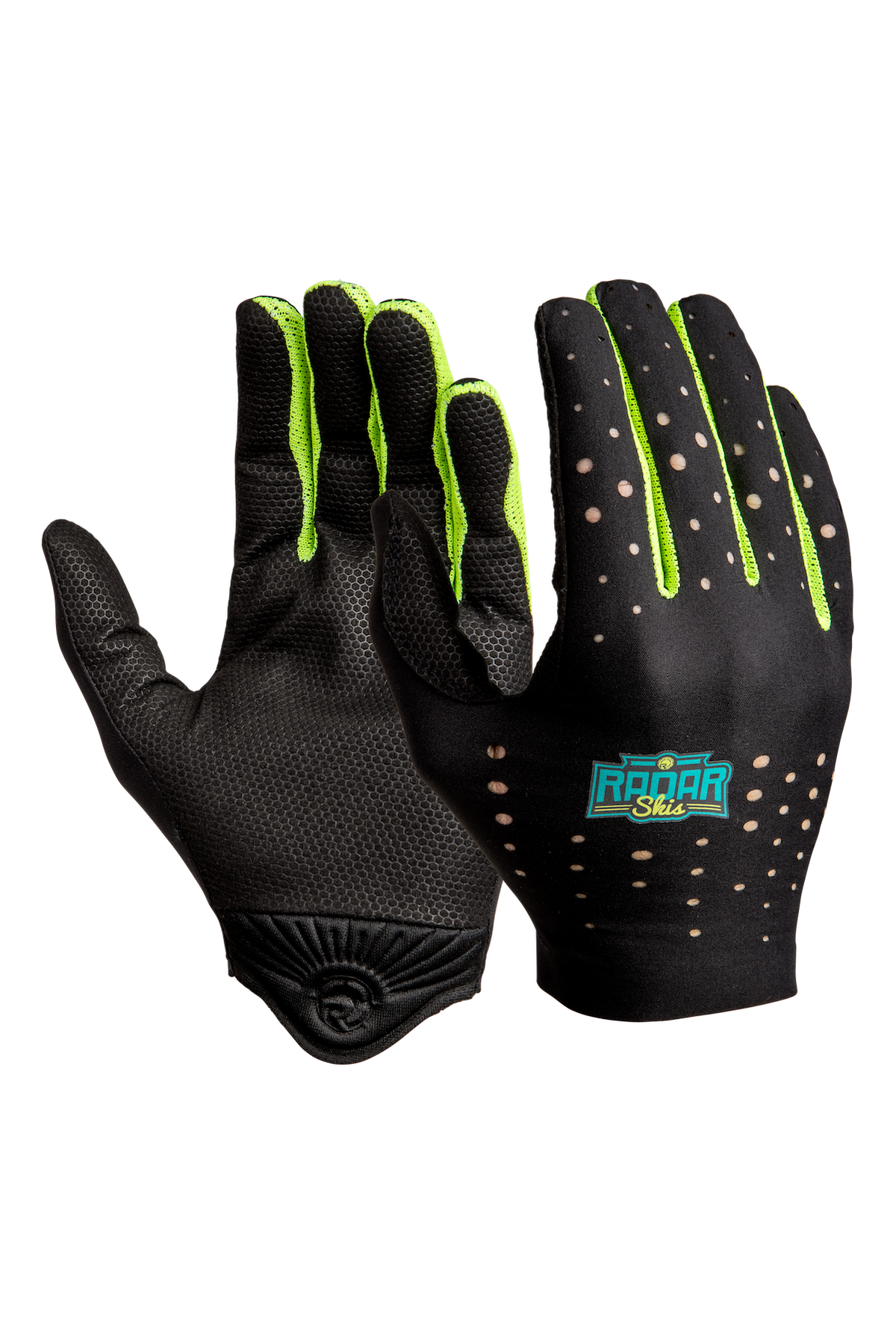 2027 Radar Range Waterski Glove - Black / Volt Green
