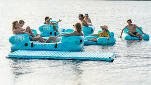 2027 Radar Reef Lounge 4 Person Float - Blue Palms