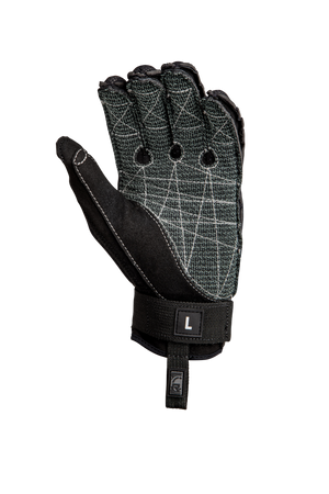 2027 Radar Vapor-K BOA Inside-Out Waterski Glove - Black / Shadow
