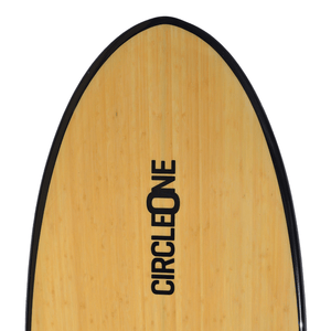 CIRCLE ONE 9' BAMBOO LONGBOARD SURFBOARD S2AS