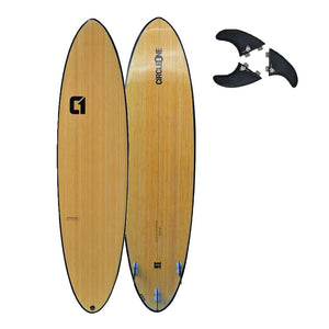 CIRCLE ONE BAMBOO ROUND TAIL MINI MAL SURFBOARD S2AS