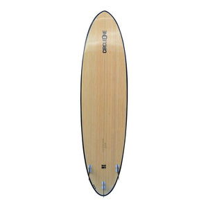 CIRCLE ONE BAMBOO ROUND TAIL MINI MAL SURFBOARD S2AS