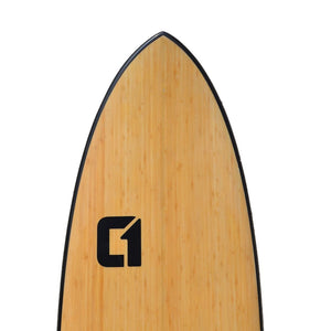 CIRCLE ONE BAMBOO ROUND TAIL MINI MAL SURFBOARD S2AS