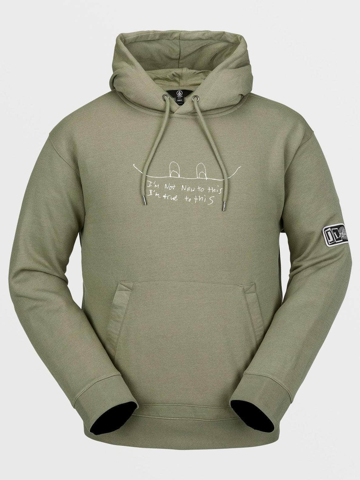 D.I. Fleece Men's Pullover (Light Military) S2AS