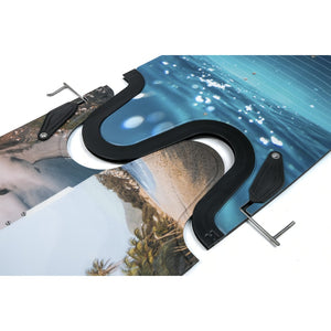 Flysurfer TRIP 3 Travel Split Kiteboard – genuine riding and construction detail 8