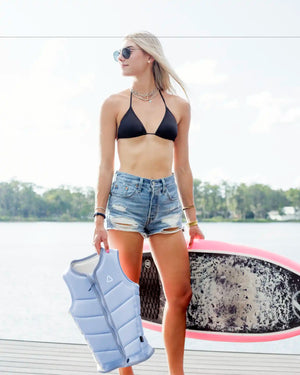 Follow Corp Womens Impact Vest - Pastel Blue Follow