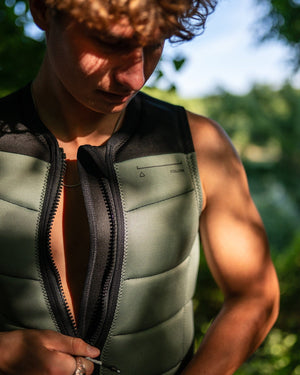 Follow Section Mens Impact Vest - Black/Petina Follow