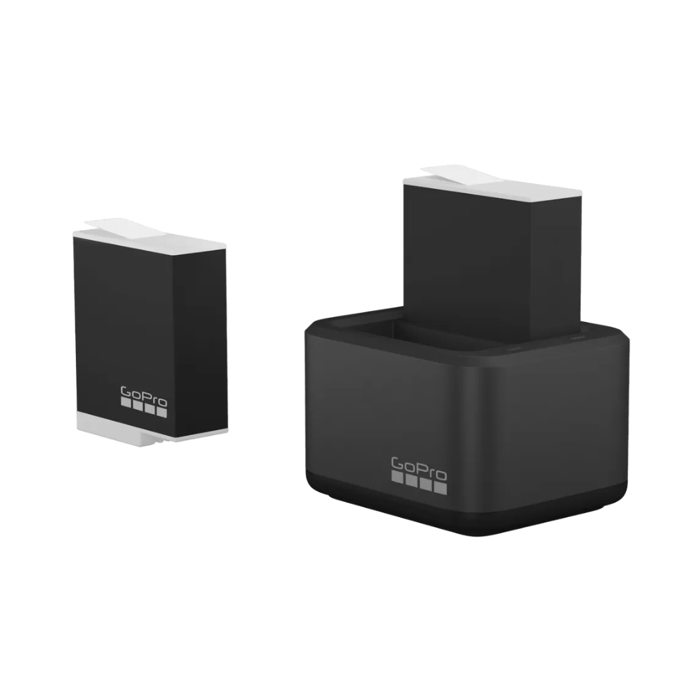 GoPro Dual Battery Charger + Enduro Batteries S2AS