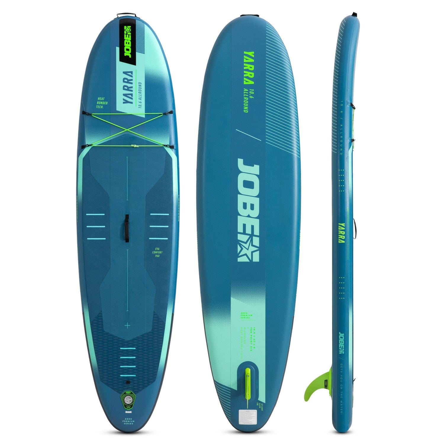 Jobe Yarra 10.6 Inflatable Paddle Board Package Steel Blue Jobe