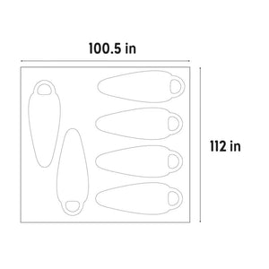 Kelty Rumpus 6P Tent Footprint S2AS