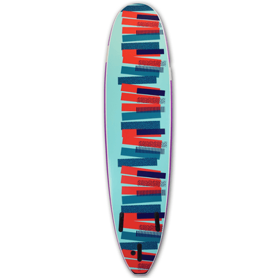 Mobyk 7'6 Classic Long Softboard - Violet Jade Mobyk