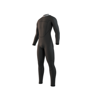 Mystic Brand Fullsuit 3/2mm FrontZip Flatlock - Black - 2026 Mystic