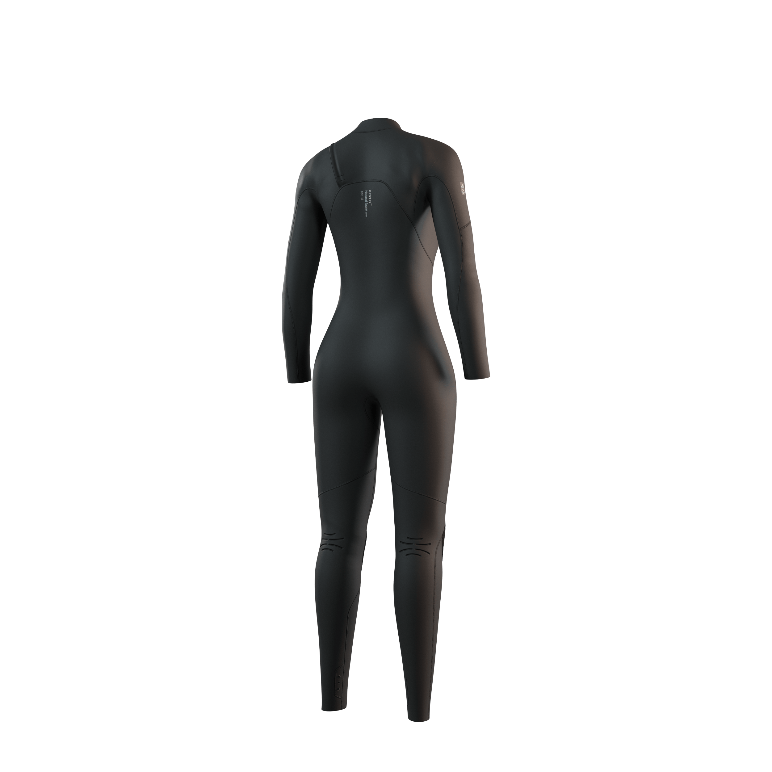 Mystic Evolve Fullsuit 3/2mm FrontZip Women - NATURAL FOAM - Black - 2026 Mystic