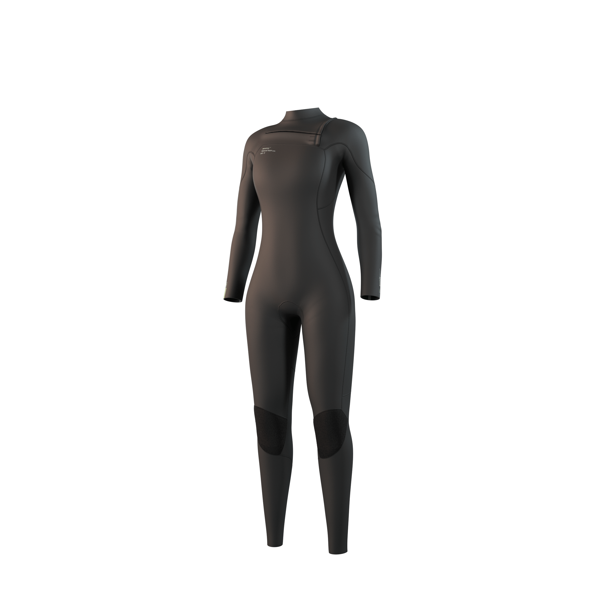 Mystic Evolve Fullsuit 4/3mm FrontZip Women - NATURAL FOAM - Black - 2026 Mystic